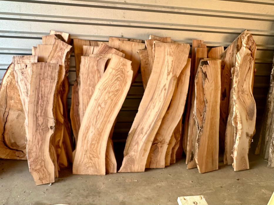 Live Edge Olive Lumber