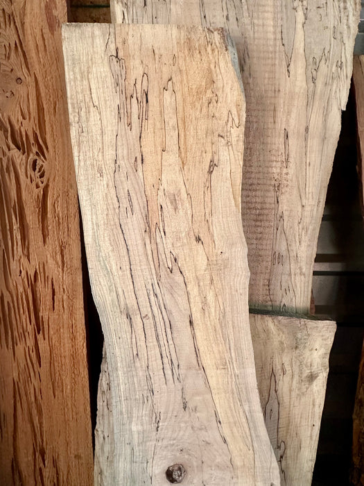 Live Edge Spalted Hard Maple Lumber